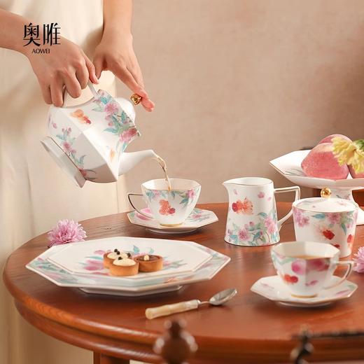 景德镇 奥唯 金玉满堂 咖啡杯果盘 下午茶杯 马克杯 糖罐奶缸组合高颜值 商品图1