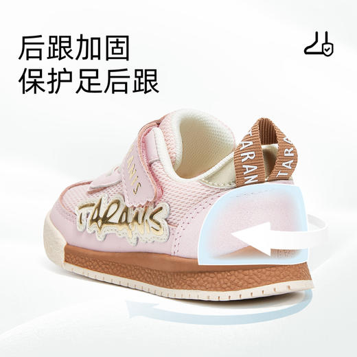泰兰尼斯童鞋春季新款学步鞋女宝宝运动鞋机能鞋软底面包鞋休闲鞋 T01T5A6156 商品图3