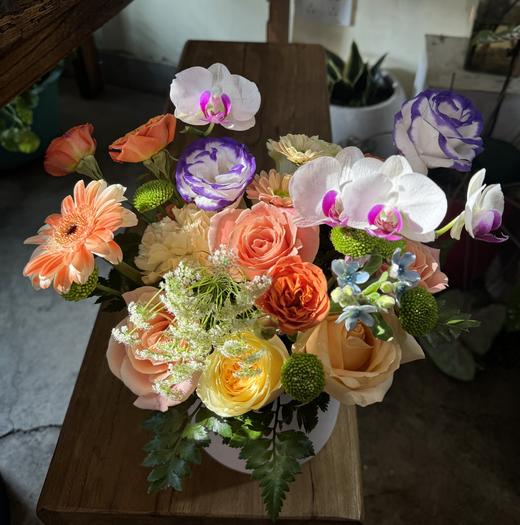 抱抱桶混搭花束（购买备注色系） 商品图2