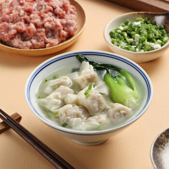 1号会员店（One's Member） 鲜炖骨汤黑猪肉小馄饨 原料升级 营养早餐 美味宵夜 380g 商品图2