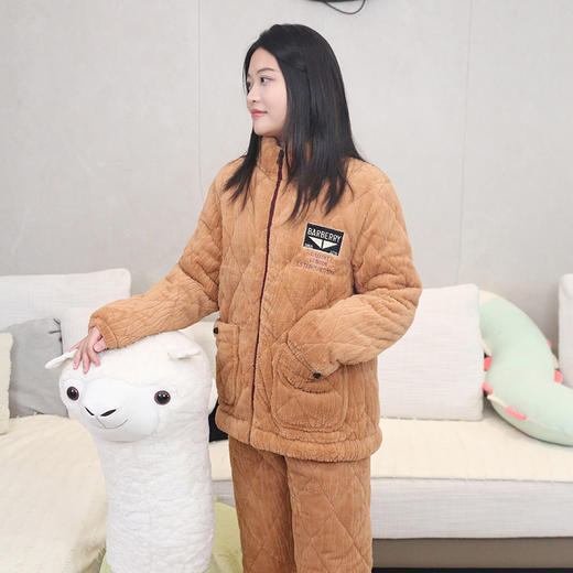 【159元1套】秋冬女士夹棉开衫家居服-2243236 商品图4