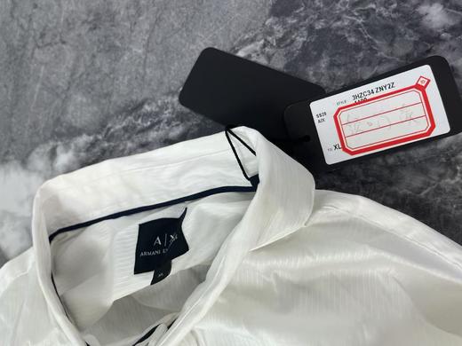 瑕疵 ARMANI EXCHANGE/AX 男士纯色休闲百搭长袖衬衫 商品图3