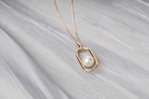「快乐胶囊」Akoya珍珠18k金项链 商品图1