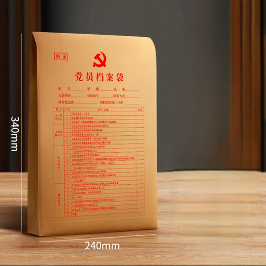 A4党员档案袋 商品图0