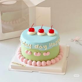【优品系列】---【可爱小樱桃】送女友、女孩生日蛋糕