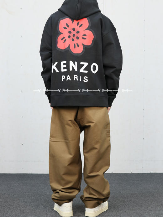 KENZO｜海棠花大廓形刺绣连帽衫 商品图1