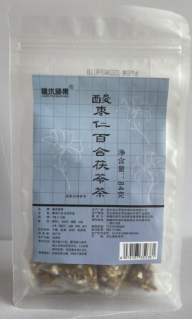 疆优硕果酸枣仁百合茯苓茶84g