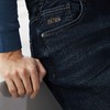 【火山岩】柒牌牛仔裤男2024秋冬新款时尚休闲中青年直筒水洗长裤	127H71320 商品缩略图2