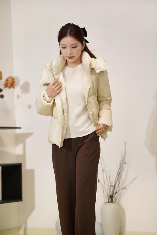 M1L1臣禾【连帽面包服】短款羽绒服【帽子可脱卸】JZ244070815 商品图1