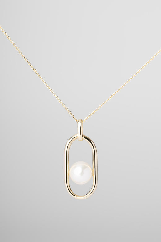 「快乐胶囊」Akoya珍珠18k金项链 商品图3