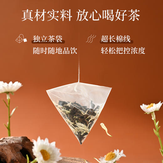 【新品】凤牌菊花普洱·袋泡调味茶云南正宗好茶60g 便携装20包 商品图1