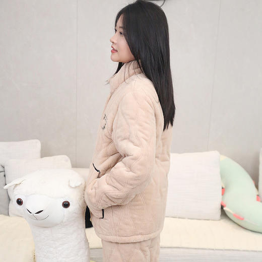 【159元1套】秋冬女士夹棉开衫家居服-2243238 商品图3