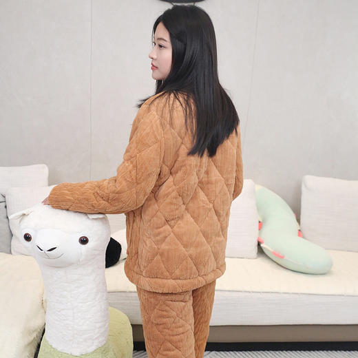 【159元1套】秋冬女士夹棉开衫家居服-2243236 商品图5