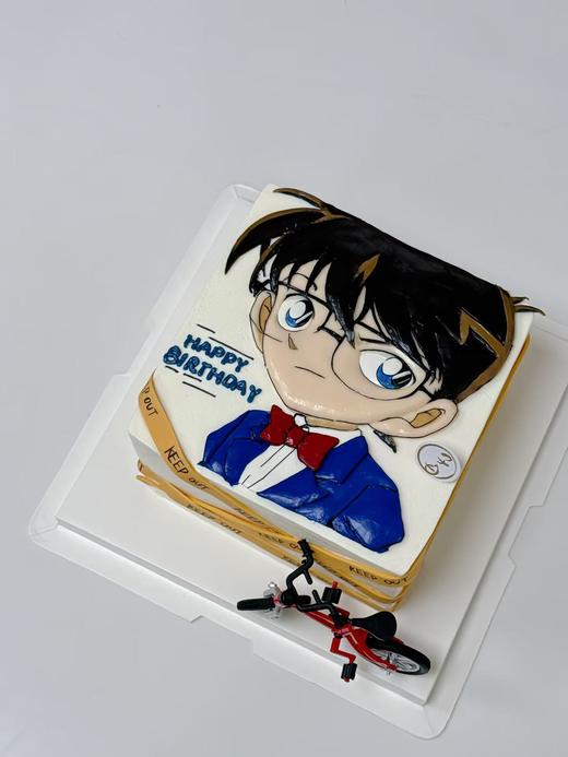 手绘柯南（含有奶油霜成分/提前24小时预定/主图6寸） 商品图0