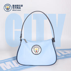 【官方正版】曼城俱乐部 | 队徽蓝腋下包时尚单肩女背包机车包