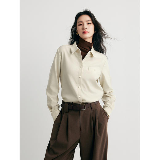 棉仓356604004-TR磨毛衬衫 商品图2