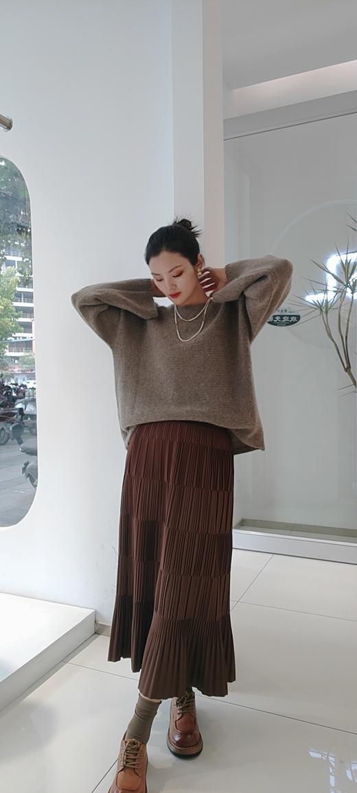 483931山羊绒慵懒风毛衫 商品图1