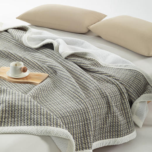 无印良品泰迪绒盖垫多用被MJ-Q2024-0397 商品图3