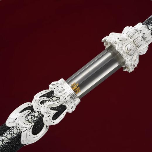 智慧剑 沈州作品 文殊菩萨光明剑 龙泉沈广隆宝剑 传统剑 工艺品 未开刃 商品图1