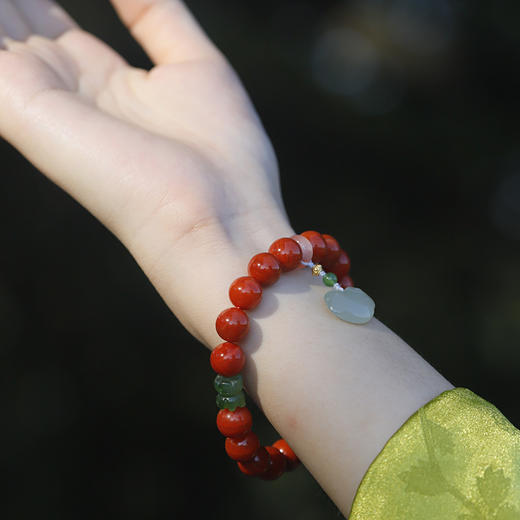 【宫里手串】事事如意 南红手串 商品图1
