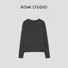 ROMI STUDIO“肤感至上” 绵羊毛混纺高弹磨毛长袖T恤 RW24WSH1020 商品缩略图1