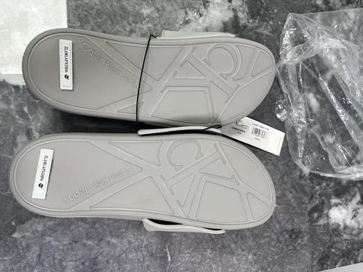 瑕疵Calvin Klein jeans/CK 男士凸面LOGO透气轻便居家休闲拖鞋一字拖 商品图1