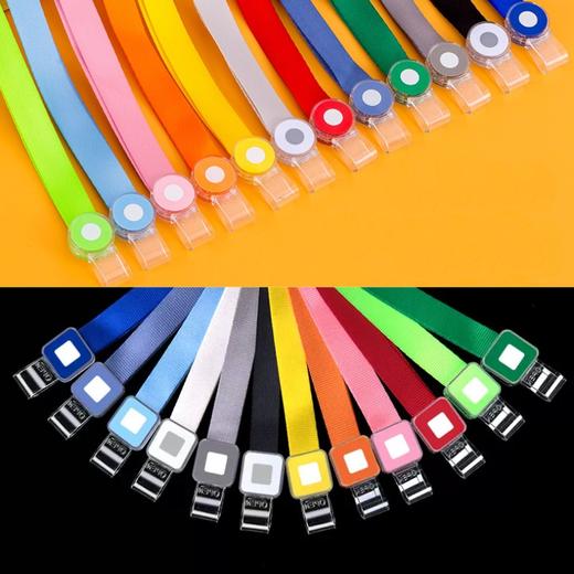 证件绳-透明双色扣（圆/方） 商品图0