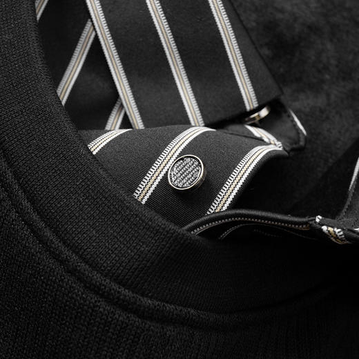 【加绒假两件】【新款DDA】大依优型大码男士假两件长袖T恤商务休闲上衣加肥加大胖子舒适 商品图8