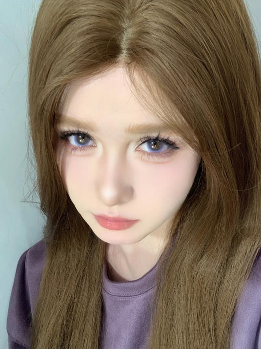 【大直径半年抛】LOVEIIKIRA-芋波波紫-14.5mm【半年抛 0-1000度 含有525/575】着色13.8mm 商品图7