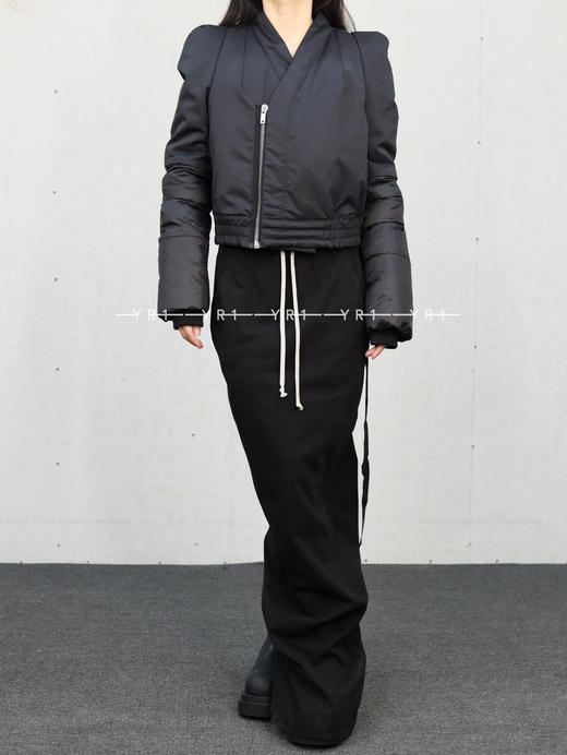 Rick Owens Drkshdw｜棉质锦纶罗缎和再生锦纶夹克 商品图0
