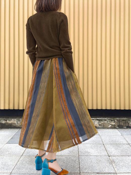 TYNVIE 羊绒羊毛混纺开衫-卡其色 商品图12