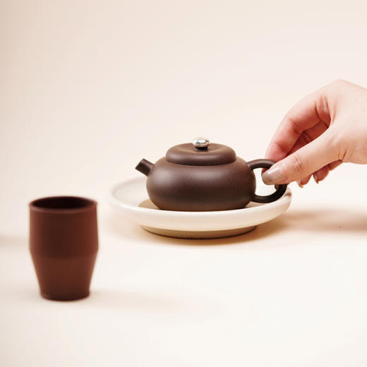 小葫芦 紫砂壶 紫泥  120ml 一条品牌 商品图2