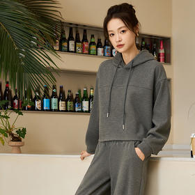 Gesamy醋酸羊毛休闲运动套装 ，松弛的时髦感，显瘦慵懒有腔调（G）