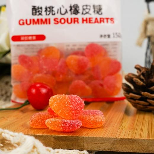 宝奴咪 酸桃心橡皮糖 150g/袋 商品图3