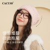 CACUSS冬季彩点毛球针织帽 保暖宽厚翻边高弹力无束缚 可爱粗毛线帽 商品缩略图4