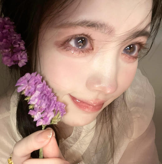 【大直径半年抛】LOVEIIKIRA-芋波波紫-14.5mm【半年抛 0-1000度 含有525/575】着色13.8mm 商品图4