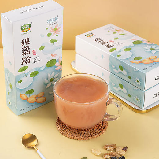 【宜昌助农馆】华贵 洪湖纯藕粉160g方便即食代餐冲饮藕粉 商品图2