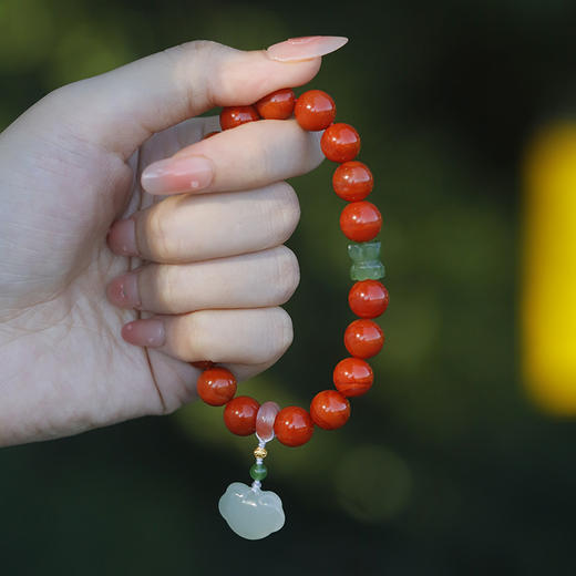 【宫里手串】事事如意 南红手串 商品图4