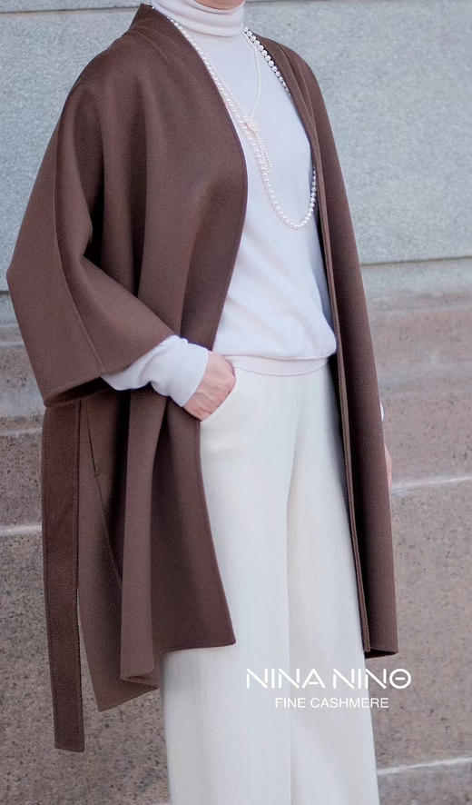 小开领手工大衣 商品图7