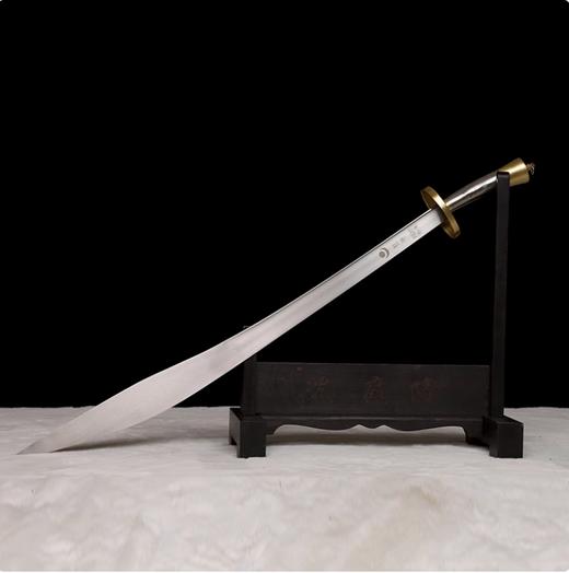 武术套路规定刀 中国武术锦标赛竞赛刀 沈广隆武术刀软刀 工艺品 未开刃 商品图1