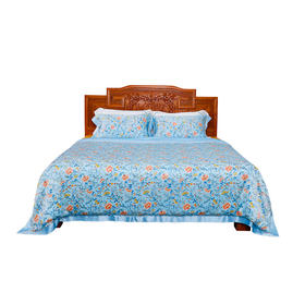 【皇锦】印花蚕丝大三件套-繁花似锦