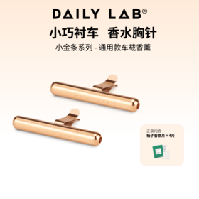 DAILY LAB 小金条车载香氛出风口汽车持久车内摆件用品 通用夹片式出风口