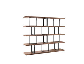 【现代风-展示架CY271】客厅/展示架/北美黑胡桃