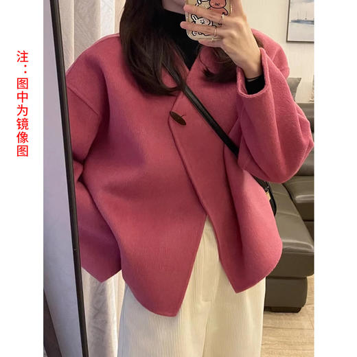 裁缝学苑AQ386新款小香风短款双面呢外套纸样女装上衣版型图纸 商品图1