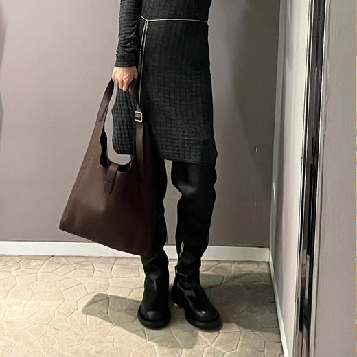 【顺丰包邮】51043 洛诗琳高奢头层仿鹿牛皮大容量托特包0872 商品图2