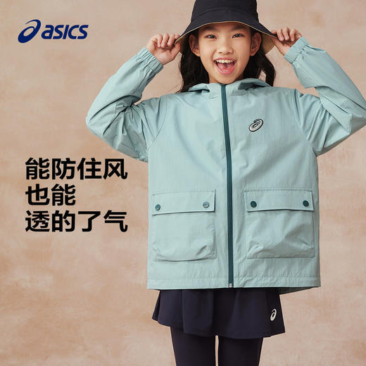 Asics/亚瑟士童装特氟龙三防面料儿童宽松梭织便服25年春季新款 商品图1