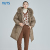 NUTS冬款气质时尚通勤连帽加厚保暖大码鸭绒长羽绒服女241093435 商品缩略图3