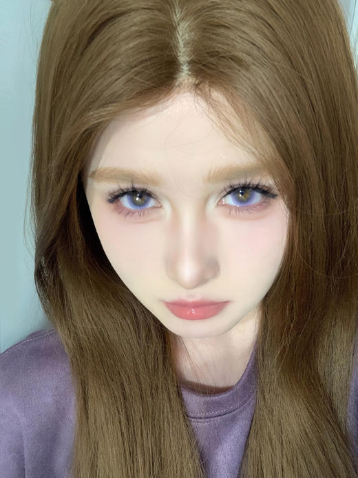 【大直径半年抛】LOVEIIKIRA-芋波波紫-14.5mm【半年抛 0-1000度 含有525/575】着色13.8mm 商品图6