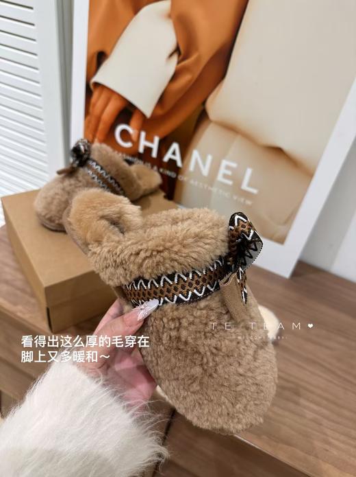 【女款】河南桑坡雪地靴 麦克斯卷毛拖鞋 35-40码 商品图4