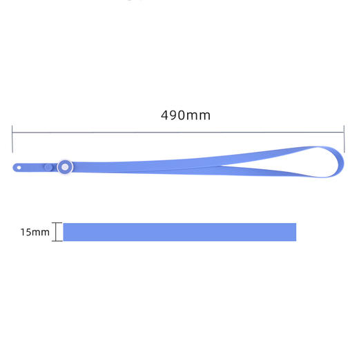 证件绳-硅胶直身扣（圆/方） 商品图5